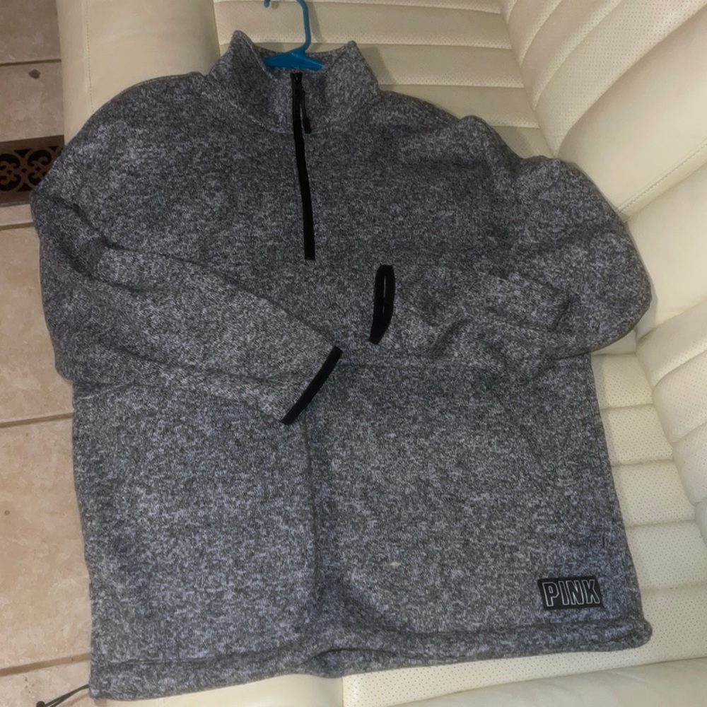 VS PINK quarter zip pullover NWOT
